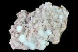 Lustrous Hemimorphite Crystal Cluster - Congo #148454-1